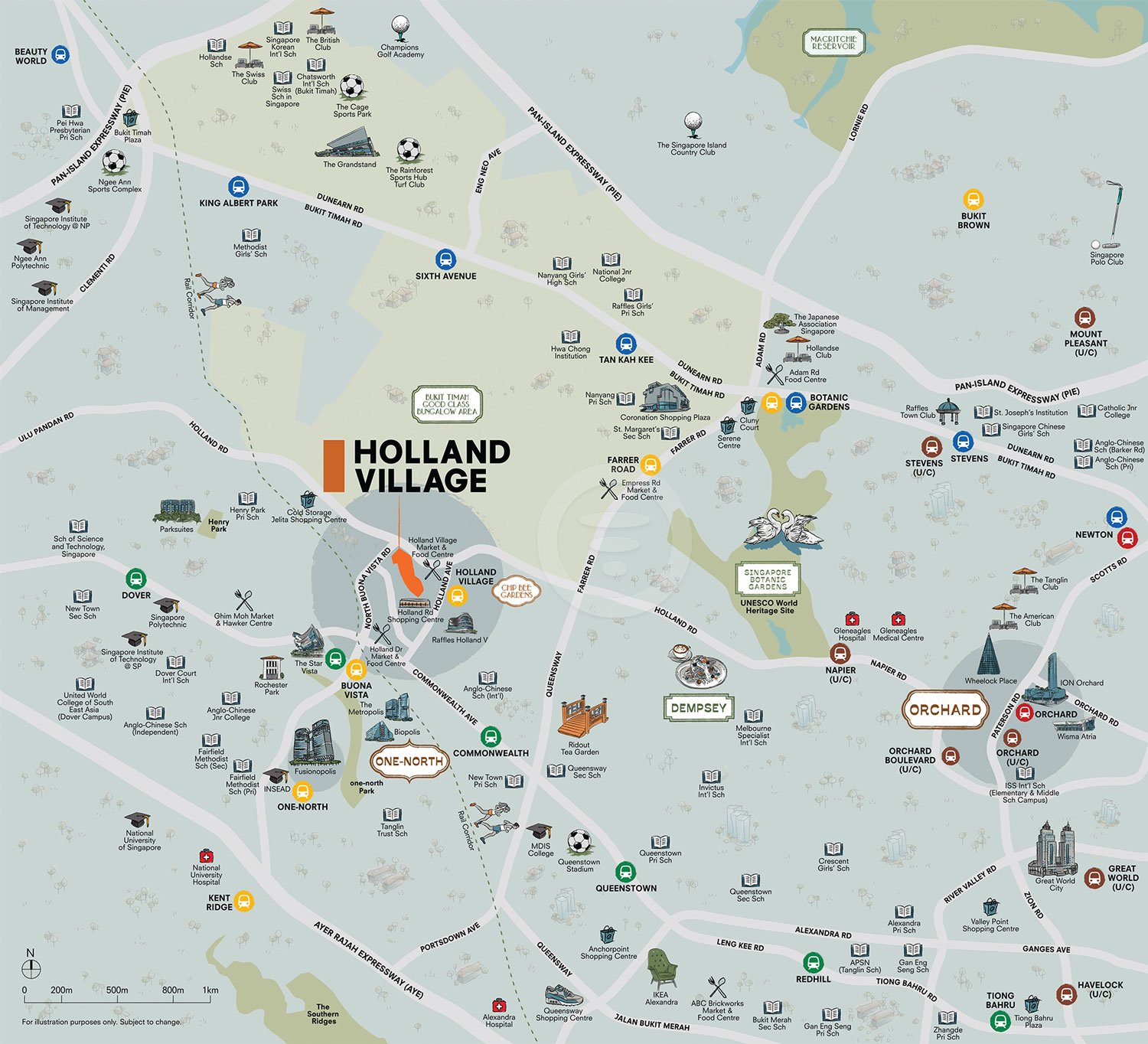 One Holland Village Location map